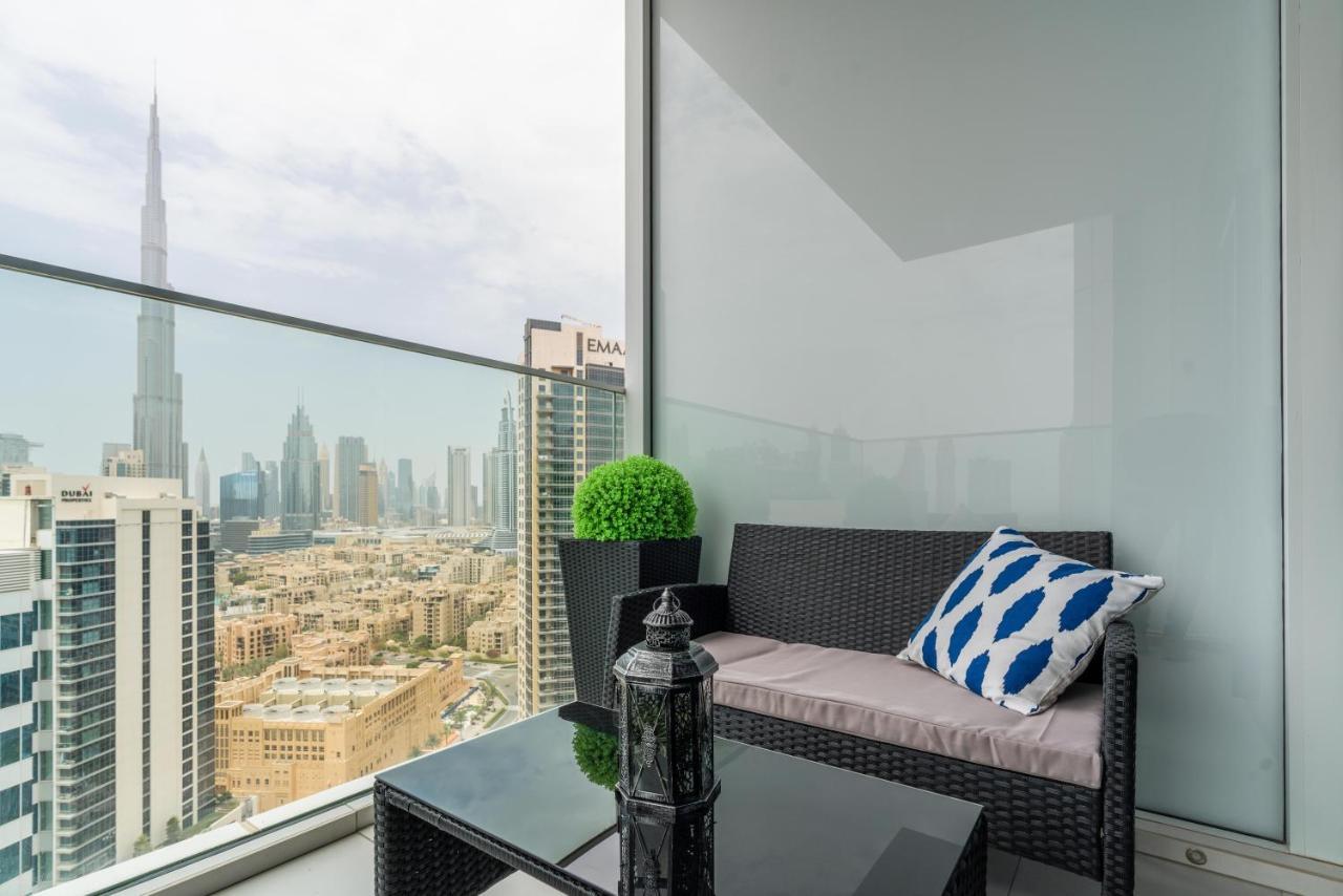 Ultimate Stay / 4 Beds / Burj Khalifa View / Ultra Modern / Business Bay Dubaj Exteriér fotografie