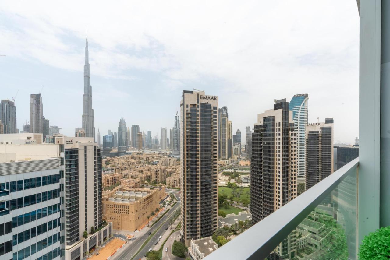 Ultimate Stay / 4 Beds / Burj Khalifa View / Ultra Modern / Business Bay Dubaj Exteriér fotografie